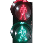 Semáforo peatonal con indicador alto/siga estático, PROLIGHTPAS