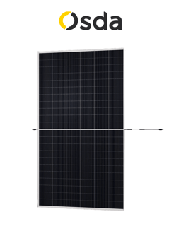 Módulo Solar Bifacial OSDA N-PRO ODA625-33V-MHDRZ, 625W, 132 CELDAS, 23.14% EFICIENCIA, N-TYPE, DOBLE VIDRIO, SKU ODA625-33V-MHDRZ