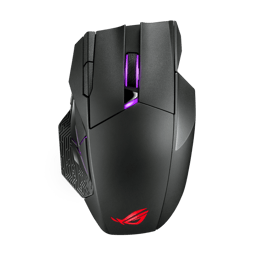 Mouse ASUS ROG SPATHA X P707 INALÁMBRICO/CABLEADO 19,000 DPI 12 BOTONES USB-C RGB NEGRO
