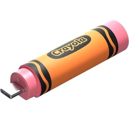 Memoria USB-C 3.2 256GB Sandisk Crayola SDCZIC-256G-G46O Naranja-Rosa