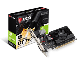 Tarjeta de Video MSI Geforce GT 710 2GD3 LP 2GB DDR3 PCI Express