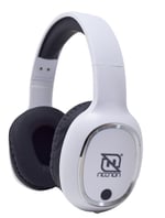 Diadema Audifono Flexible Necnon, Inalambrico, Bluetooth, 3.5MM, 200MAH, Color Blanco-Plata, NBAB042100