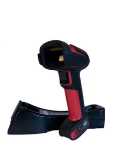 Lector Codigo de Barras Honeywell 1991ISR-3USB-5-N Granit XP 1991ISR/Laser 1D/2D/Inalambrico Con Cable USB y Base/Color Negro-Rojo