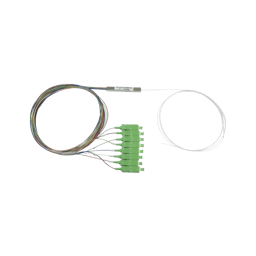 Splitter (Divisor Optico) Tipo PLC Fiberhome de 1X8/Conectores SC/APC de Salida/PLC-108-SCAPC