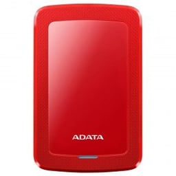 Disco Duro Externo USB 3.1 Adata de 1TB rojo AHV300-1TU31-CRD