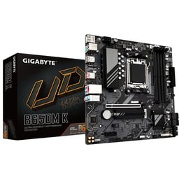 Tarjeta Madre Gigabyte B650M K Socket AM5/xDDR5/HDMI/DP/Color Negro/Micro ATX