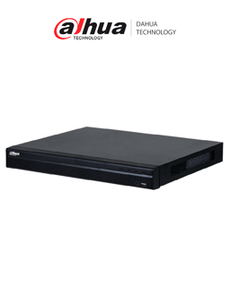 NVR 8 Canales IP Dahua DHI-NVR4208-8P-4KS3/8MPX/8 Puertos POE/160 MBPS/H.265+/2 Bahias de Discos Duros/Soporta Camaras Wizsense/E&S de Alarma