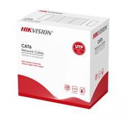 Bobina de Cable Hikvision DS-1LN6UZC0B/100% Cobre/Uso en Interior/PVC/305 Metros/Azul