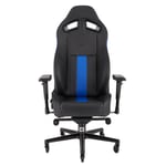 Silla Corsair Gaming T2 Road Warrior/ Reclinable/ Ajustable 4D/ Negro-Azul, CF-9010009-WW