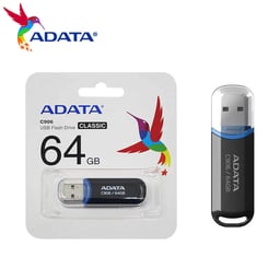Memoria USB 2.0 64GB Adata AC906-64G-RBK Color Negro