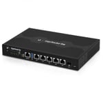 Router Ubiquiti ER-6P, Edgerouter 6, POE Pasivo 24 V, 5 Puertos Gigabit+ 1 SFP, con Funciones Avanzadas de Ruteo