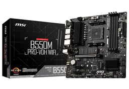 MB MSI B550M PRO-VDH WiFi DDR4 / Socket AM4 / HDMI / 128GB / 4xUSB / M.2 / Micro-ATX