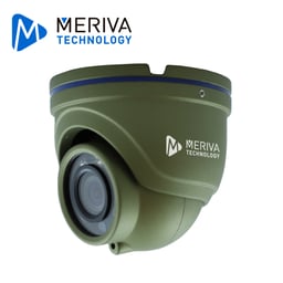 Camara Movil Domo AHD Meriva MC320HD 2MPX/Lente 2.8MM/IR 5M/IP54/Microfono Integrado/Conector DIN de Aviacion 4 Pines/Para Interiores/Color Verde