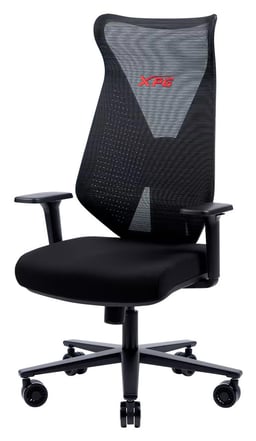 Silla Gamer XPG NIMBUS Ergonómica 120KG Respaldo De Malla Soporte Lumbar Reposabrazos Ajustables NEGRO/ROJO
