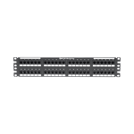 Panel de Parcheo 48 Puertos CAT6A Panduit DP486X88TGY de Impacto (110) Plano 2UR