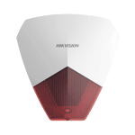 Sirena Estrobo Cableada Hikvision DS-PS1-R Roja / 105 DB/ Proteccion IP54
