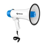 Megafono de Mano Steren MG-255 25W Grabador de Voz/ Bateria Recargable