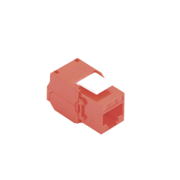 Modulo Jack Keystone CAT5E Linkedpro LP-KJ-516-TTRD Con Terminacion En Angulo 180°/Color Rojo