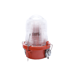 Lampara de Obstruccion Roja TWR OL1-VLED2-IR, Luz Fija Tipo L-810 LED de Baja Intensidad/ 120 - 240 VCA/ Luz Infraroja