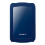 Disco duro externo USB3.1 Adata de 2TB Azul, AHV300-2TU31-CBL