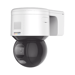 Camara Domo PT IP Hikvision DS-2DE3A400BW-DE(F1)(T5) 4MPX/Lente 4 MM/Imagen a Color 24/7/Luz Blanca 30 MTS/Exterior IP66/Acusense/POE+/Microfono y Bocina Integrada/WDR 120DB/MicroSD