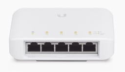 Switch Unifi Flex Ubiquiti Para Exterior IP55 de 5 Puertos 10/100/1000, USW-FLEX