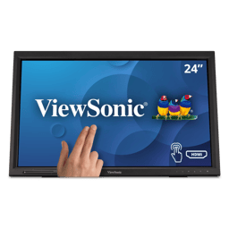 Monitor Touch LCD 24" Viewsonic TD2423D Full HD/ Widescreen/ HDMI 1.4/ USB/ 7MS/ Bocinas Integradas/ Color Negro