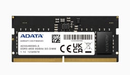 Memoria SODIMM DDR5 32GB 4800MHZ Adata AD5S480032G-S