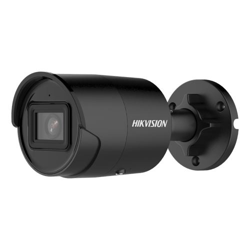 Camara Bala IP Hikvision DS-2CD2043G2-I(U)(BLACK) 4MP/ Lente 2.8 MM/ 40 MTS IR Exir/ Exterior IP67/ WDR 120 DB/ POE/ Microfono Integrado/ Ultra Baja Iluminacion/ Metal