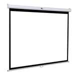 Pantalla para Proyeccion 120" Manual Qian QPG-69503 Guding Blanco Mate