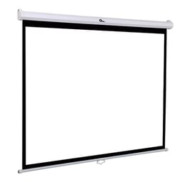 Pantalla para Proyeccion 120" Manual Qian QPG-69503 Guding Blanco Mate