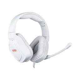 Diadema con micrófono gamer TECHZONE NS_HSG01, alámbrico/USB/3.5mm/color blanco.