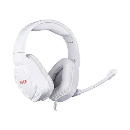 Diadema con micrófono gamer TECHZONE NS_HSG01, alámbrico/USB/3.5mm/color blanco.