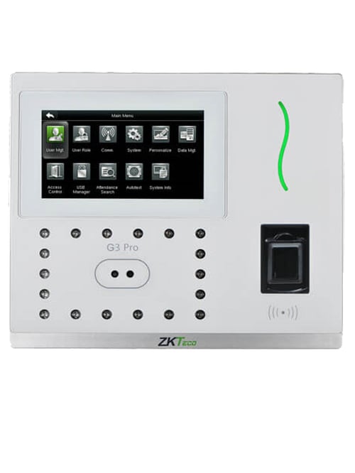 Checador Biometrico Zkteco G3PRO Reconocimiento Facial/ 20, 000 Huellas/ WIFI