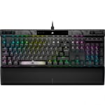 Teclado Mecanico-Magnetico Gamer Corsair K70 MAX RGB/Switch Cherry MGX/Alambrico/Negro, CH-910961G-NA