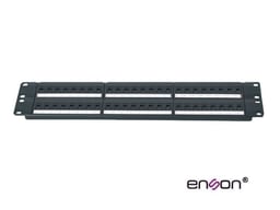 Patch Panel Enson ENS-PA48P7 2UR Precargado CAT6 48 Puertos Montaje en Rack 19"