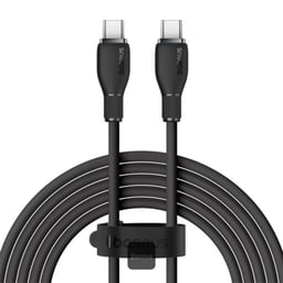 Cable USB-A A USB-C BASEUS P10355703111-B1 1.2 Metros / 6A 100W / Color Negro / Carga Rápida