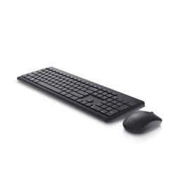 Kit Teclado y Mouse Inalambrico Dell KM3322W, Español, Color Negro, 580-AKCU