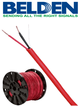 Belden Bobina de Cable de Alarma / 305 Metros / Rojo