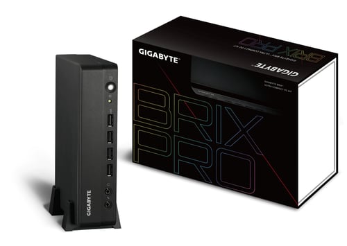Mini PC GIGABYTE GB-BSRE-1605-BW, BRIX PRO AMD RYZEN V1605B 4 Núcleos / DDR4 2400 MHz / HDMI / USB 3.2 / WiFi / Bluetooth / PCIe 4.0