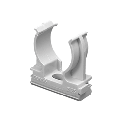 Soporte de Presion (Abrazadera) PVC Auto-Extinguible Abierto Para Tuberia de 50 MM, GW-50-629
