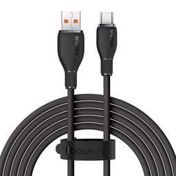 Cable USB-A A USB-C BASEUS P10355703111-B2 2 Metros / 6A 100W / Color Negro / Carga Rápida