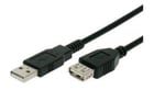 Cable Extension USB 2.0 M-H 1.5 Metros Gigatech CUEXT2-1.5 Negro