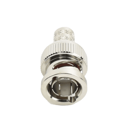 Conector BNC Macho De Anillo Plegable RF Industries,LTD Para Cable RG-6/Niquel/ Oro/Teflon/RFB-1707-Q