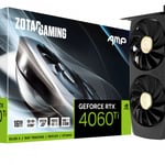 Tarjeta de Video Zotac Nvidia Geforce RTX 4060 TI AMP 16GB/ 8XPCI-E 4.0/ HDMI/ 3XDP 1.4A/ 2 X Fan, ZT-D40620F-10M