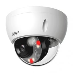 Camara Domo IP Dahua DH-IPC-HDBW2849E-S-IL De 8MPX / 2.8MM / Iluminador Dual / SMD Plus / Proteccion Perimetral / IR De 30M / 106° De Apertura / H.265+ / WDR / 3D NR / HLC / BLC / IP67 / IK10 / POE / Ranura Para MicroSD