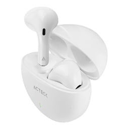 Audifonos Inalambricos Acteck Sense EP230 AC-935111 Bluetooth, Control Tactil, Proteccion IPX4, Blanco