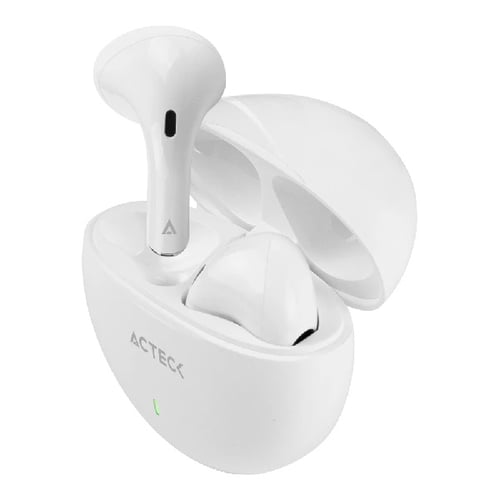 Audifonos Inalambricos Acteck Sense EP230 AC-935111 Bluetooth, Control Tactil, Proteccion IPX4, Blanco