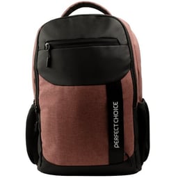 Mochila para Laptop 15.6" Perfect Choice Youth Terracota PC-083955 Poliester/ Poliuretano Negro/ Cafe