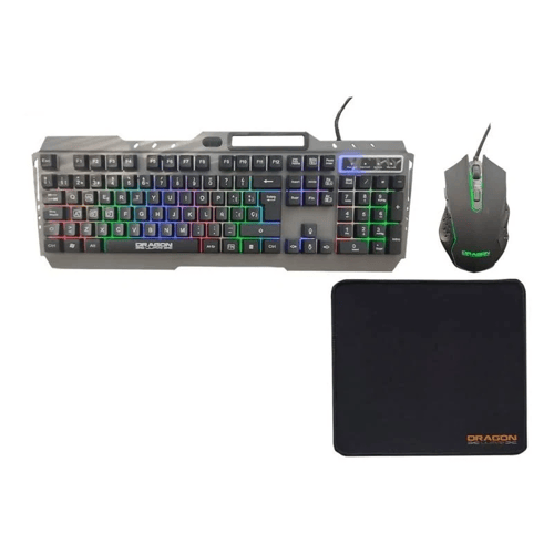 Kit Teclado y Mouse Alambrico Nextep, RGB/ Incluye Tapete, NE-484K